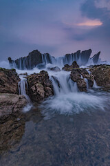 Sunset in Tanjung Layar Beach
