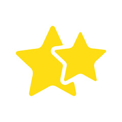 gold star on white background