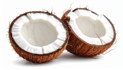 coconut isolated on white