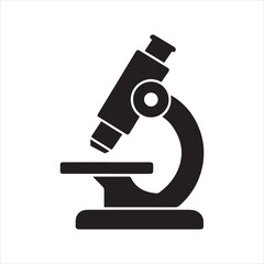  Microscope Icon Vector Illustration