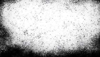distressed grunge vignette overlay on white background
