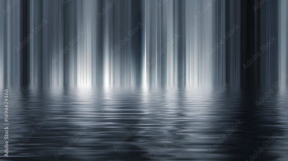 Poster dark gray water texture background with vertical lines