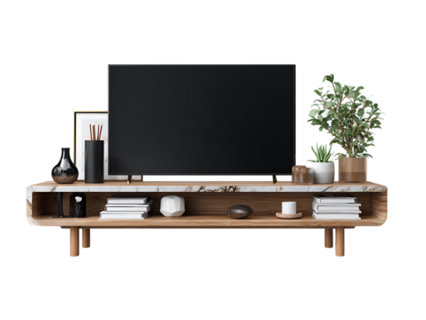 TV Shelf Contemporary Entertainment Room Style