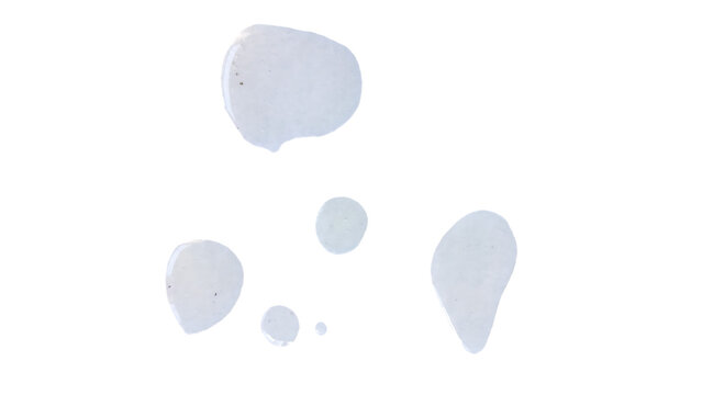 Oil Drops Isolated Transparent Background