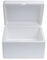 Empty Styrofoam cooler box