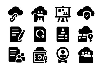 Music and instruments icon set. flat musical equipment and symbol icons collection