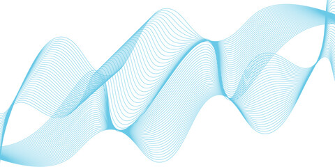 Abstract blue wave vector banner template.vektor eps 10.