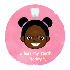 I lost my tooth today Girl-B