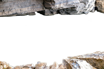 Rock Formations Chapada Diamantina Canyon, geology, natural cliff cutout outdoors on a transparent background, ideal for photobashing, matte painting, concept art