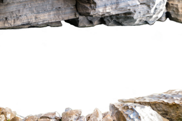 Rock Formations Chapada Diamantina Canyon, geology, natural cliff cutout outdoors on a transparent background, ideal for photobashing, matte painting, concept art