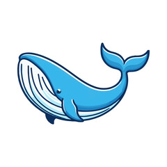 
blue whale illustration design