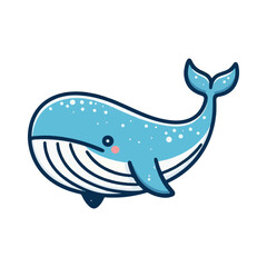 
blue whale illustration design