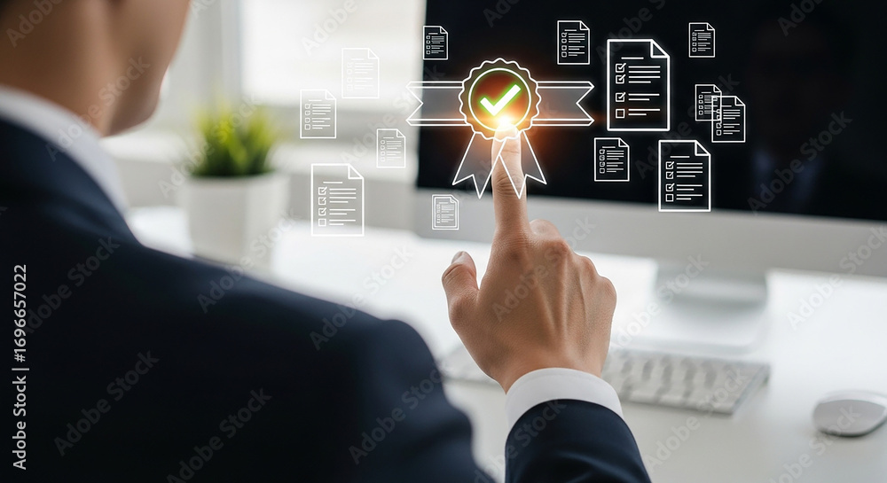 Aufkleber compliance audit checklist verification process business management standards quality assurance cons