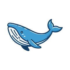 
blue whale illustration design