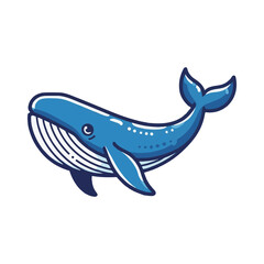 
blue whale illustration design