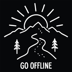 Go Offline Mountain Adventure Landscape