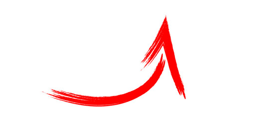 hand-drawn red marker arrow isolated PNG transparent, hand-drawn marker stroke arrows on...