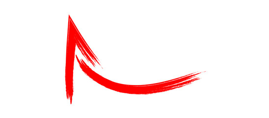 hand-drawn red marker arrow isolated PNG transparent, hand-drawn marker stroke arrows on...