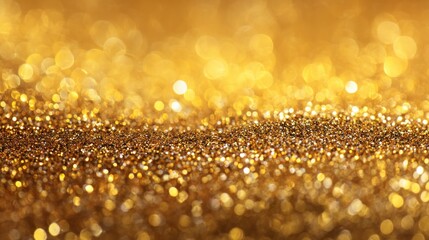 Golden Glitter Sparkle Background Texture