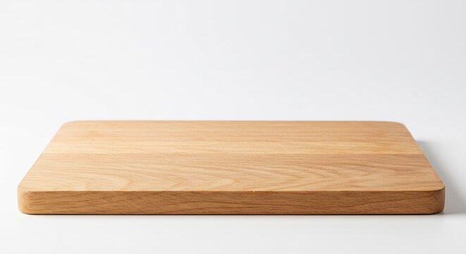 Tabla madera robusta luz suave dise�o minimalista cocina rustica. AI Generated