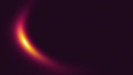 Minimalist Red Orange Curve on Black Background – Elegant Fluid Art Digital Backdrop