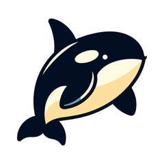 Fototapeta premium orca whale illustration design