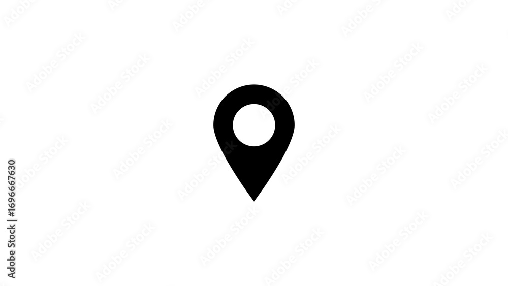 Poster a vector set of red map pointers, pins, and location markers for navigation and travel illustrations