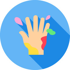 Obraz premium Hand icon vector image. Suitable for mobile apps, web apps and print media.