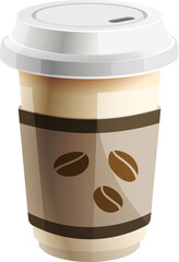 vector illustration of coffee cup