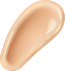 vector illustration of a cream foundation