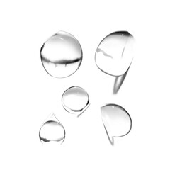 Water drop  rain drops Realistic water drops. PNG drops, condensation on the window, transparent...