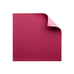 Unfolding Potential Abstract Pink Paper Sheet Curl Simple Elegance Creative Blank Page on...