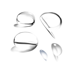 Water drop  rain drops Realistic water drops. PNG drops, condensation on the window, transparent...