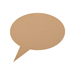 Speech Bubble Illustration Beige Communication Balloon Message Dialogue Conversation Idea Text on...