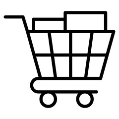 Shopping Cart line icon