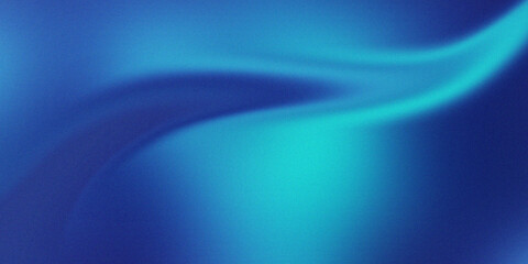 Fototapeta premium Abstract Swirling Blue And Teal Gradient With Subtle Grain Texture Evoking A Sense Of Movement And Cosmic Aurora Borealis