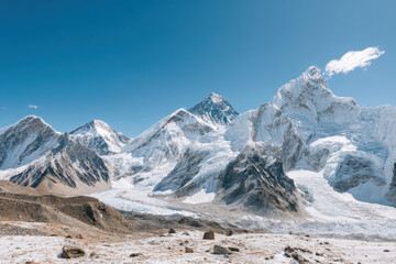 Obraz premium explore majesty of top highest mountains in world where nature splendor reigns supreme