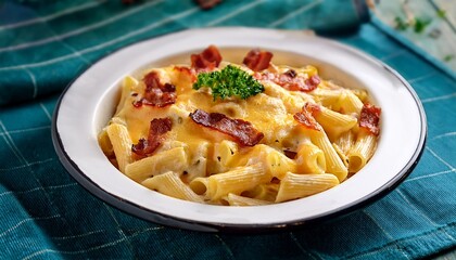 creamy bacon pasta bake a delicious and comforting dish