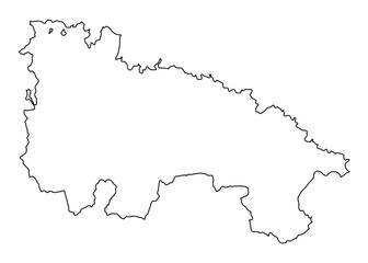 La Rioja outline map