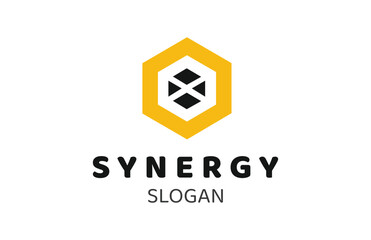 Hexagon S Logo Template