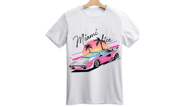 White T Shirt Mockup, Vintage T-shirt design