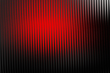Abstract vertical lines with a bright red glow on a dark background light