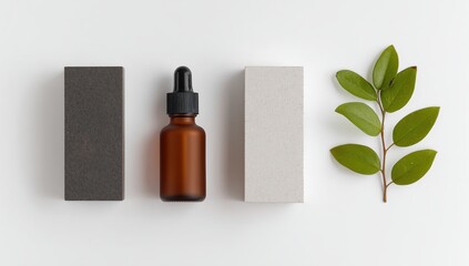 Green leaves and vegetable oils