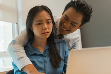 Sexual Harassment Incident Between Boss and Employee in Office