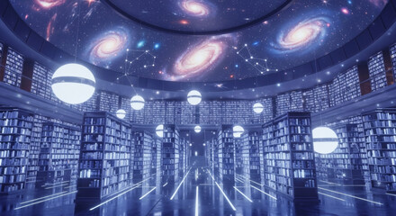 Science Fiction Library A Galactic Repository of Knowledge in the Cosmos