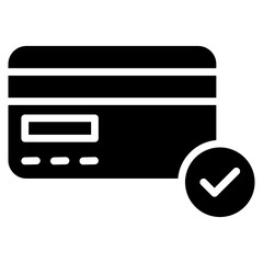 Payment Gateway glyph icon