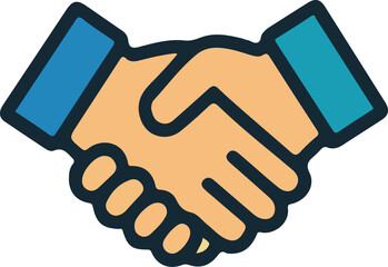 Event and Exhibition Icon Set &ndash; Flat Color Illustration with White Background