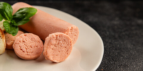 Sausage spread sandwich pork spread natural product tasty snack fresh delicious gourmet food...