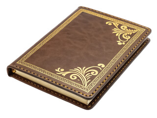 Fototapeta premium Personal diary png journal png notebook png writing book png leather diary png daily planner png transparent background image