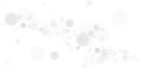 Magic Grey Bokeh Glow with Soft Focus Circles and Gentle Shine for Celebration or Party Design